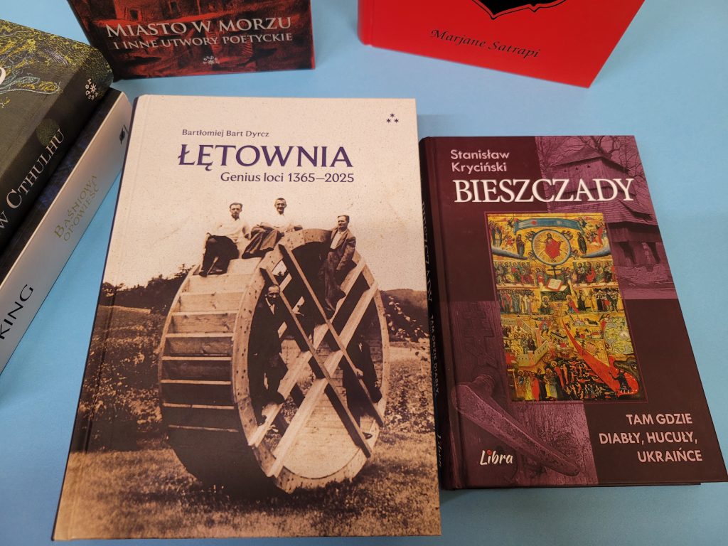 Podziękowania za książki przekazywane w darze w 2025 roku.