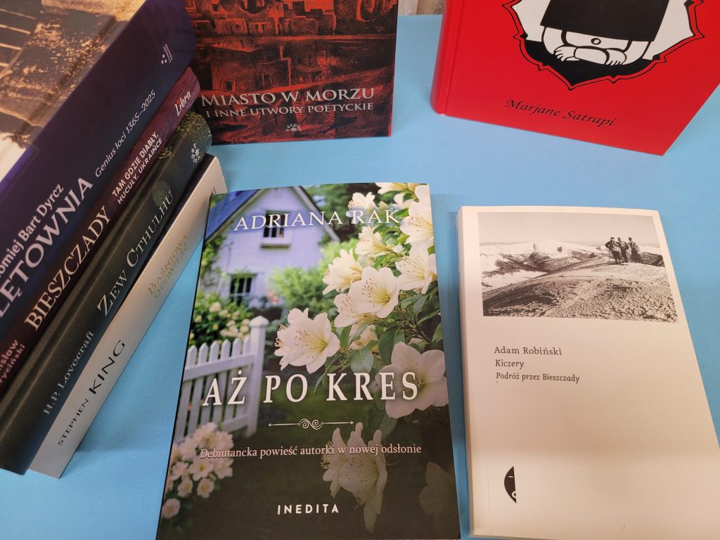 Podziękowania za książki przekazywane w darze w 2025 roku.